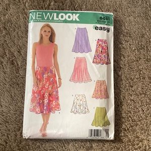 FINAL PRICE $10 New Look 6461 Uncut Sewing Easy Skirt Pattern